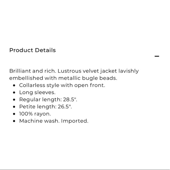 ❌ SOLD ❌ Chico’s size 2 gray/silver velvet jacket - Picture 4 of 14